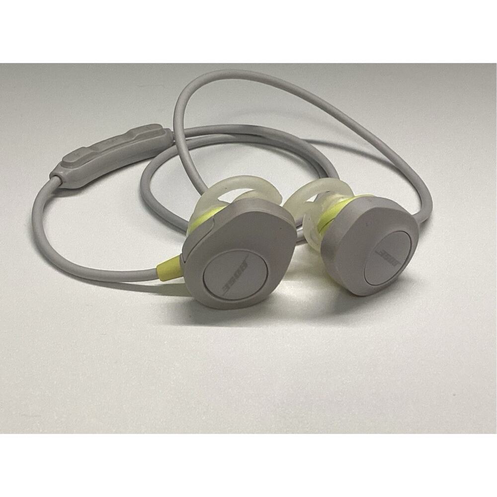 Bose Soundsport Wireless Headphones Citron Discontinued, Untested For Parts Only
